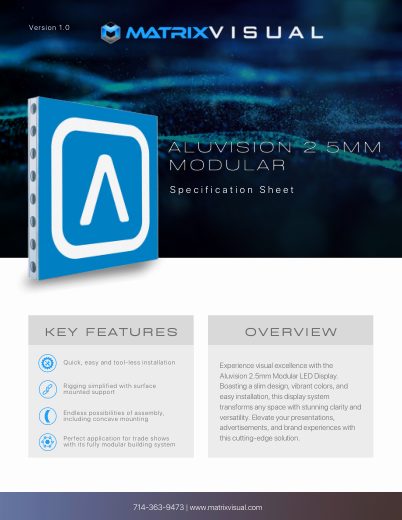 Cover of ALUVISION-–-2.5MM-Spec-Sheet-1 (3)