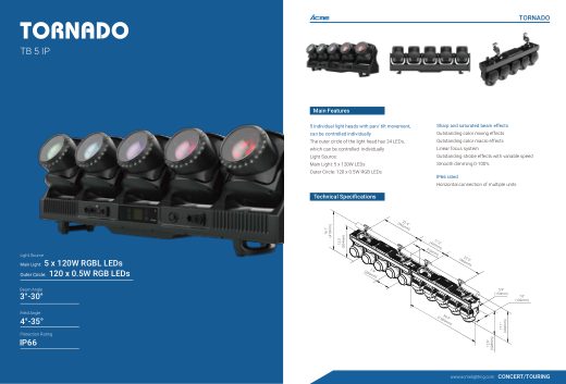 Cover of TORNADO Specification Sheet (1)
